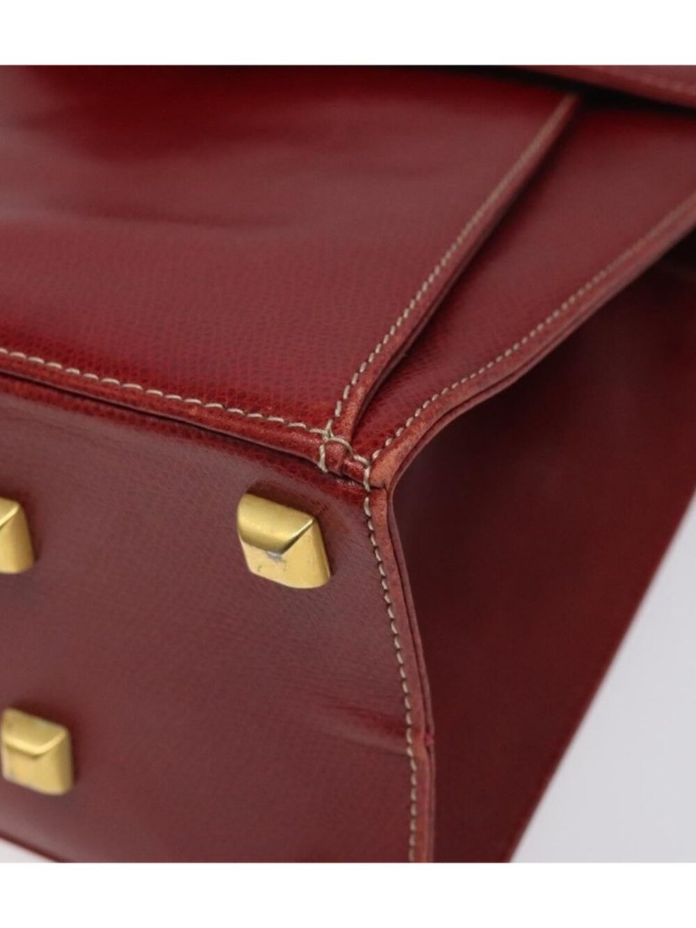 Salvatore Ferragamo Shoulder Bag Leather Red - Picture 6 of 16
